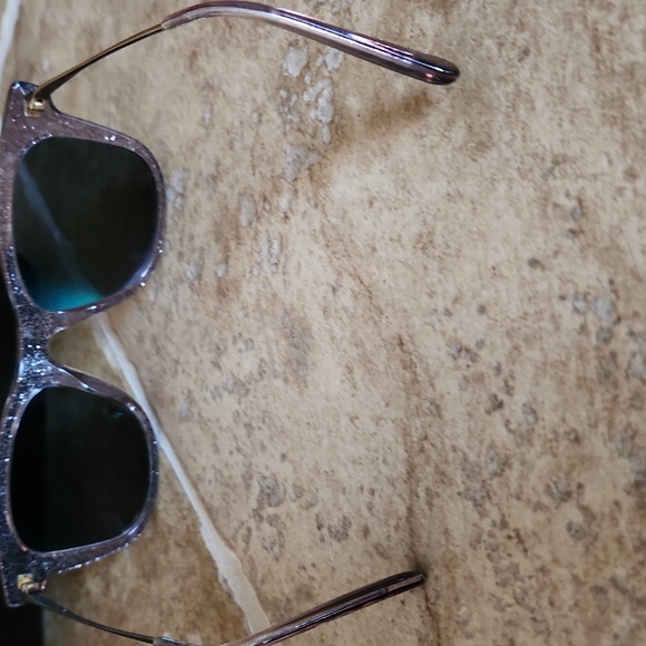 Coach Glitter Predcription Sunglasses With Black Coach Hardshell Case - Picture 12 of 12